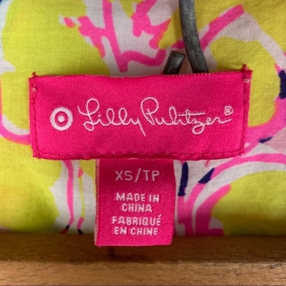 Lilly Pulitzer Pink Floral Button Up Shirt - Picture 3 of 4
